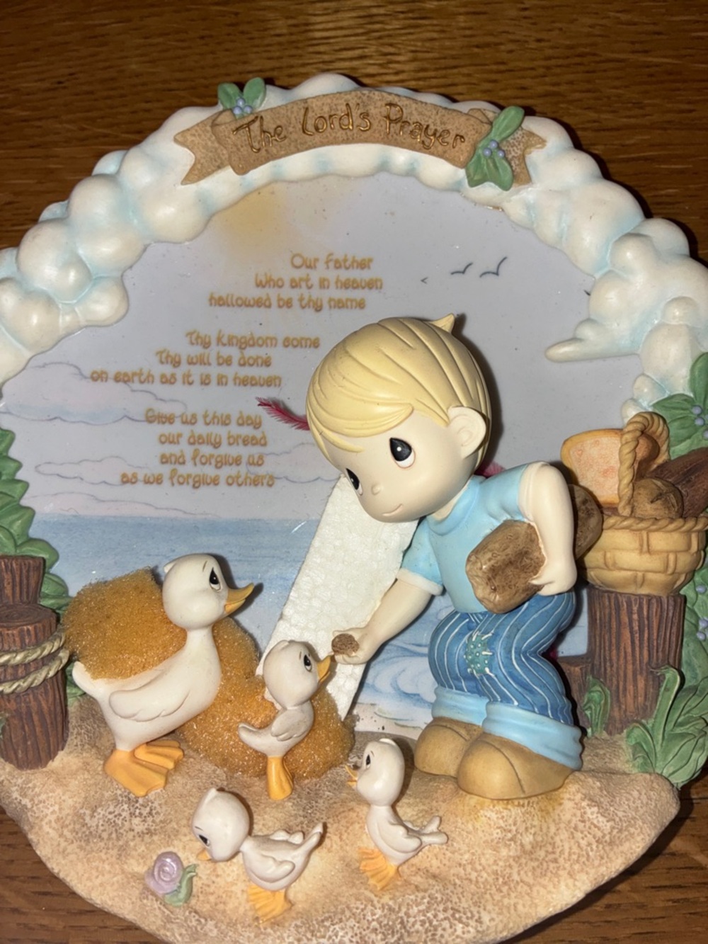 precious moments plate classic